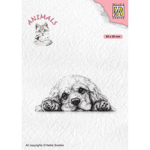 NELLIE'S CHOICE CLEAR STAMP SPANIEL- ANI022