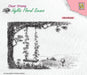 NELLIE'S CHOICE • IDYLLIC FLORAL SCENES CLEAR STAMPS TREE WITH SWING - IFS035