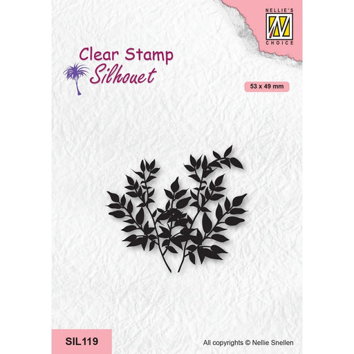 NELLIE'S CHOICE • SILHOUET CLEAR STAMPS CROWNS OF TREE FICUS - SIL119