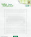 NELLIE'S CHOICE CLEAR STAMP BASIC NOTEPAGE LAYOUT- NBJCS007