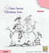 NELLIE'S CHOICE CLEAR STAMP - CHRISTMAS TIME - SNOWMEN - CT050
