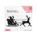 NELLIE'S CHOICE • CHRISTMAS SILHOUETTES CLEAR STAMPS HO HO SANTACLAUS - CSIL017