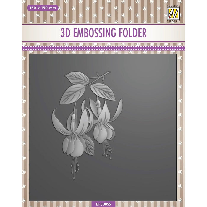 NELLE CHOICE 3D EMBOSSING FOLDER FUCHSIA - EF3D055