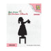 NELLIE'S CHOICE • CHRISTMAS SILHOUETTES CLEAR STAMPS LITTLE GIRL DECORATING - CSIL024