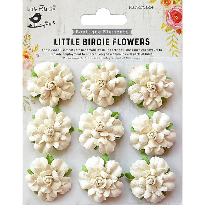 LITTLE BIRDIES FLOWERS MOON LIGHT VINCY PAPER FLOWERS - CR76708