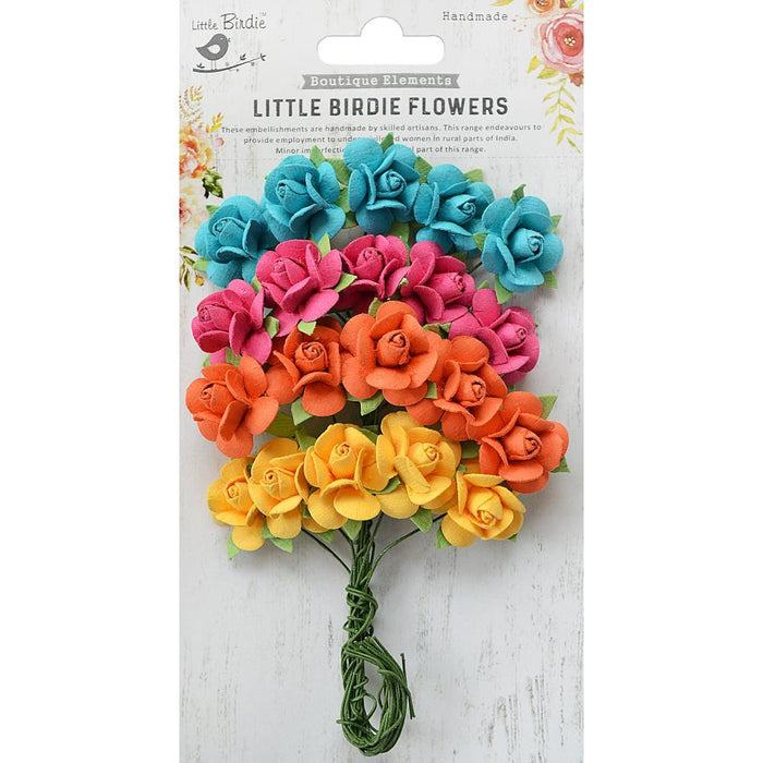LITTLE BIRDIES FLOWERS VIVID PALE CATALINA BOUQUET - CR79315