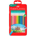 FABER - CASTELL COLOUR GRIP  PENCILS PKT 12- 16-116252