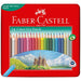 FABER - CASTELL COLOUR GRIP  PENCILS PKT 24- 16-116253