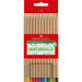 FABER - CASTELL COLOUR NATURAL   PENCILS PKT 12- 16-115012