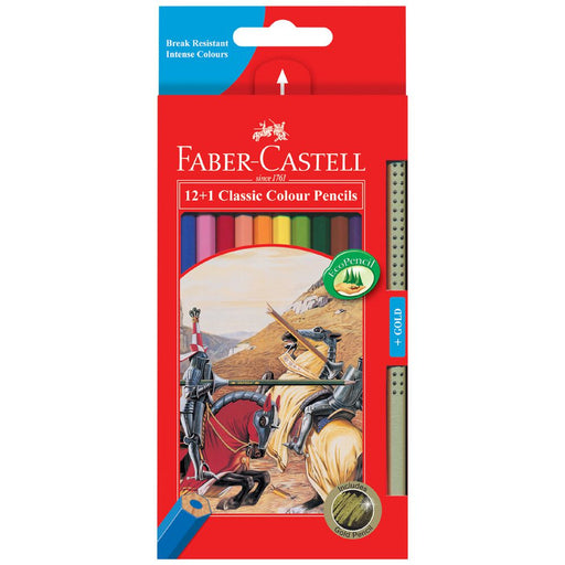 FABER - CASTELL COLOUR CLASSIC    PENCILS PKT 12- 16-115852G
