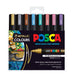 POSCA PAINT MARKER PC5 ASSORTED 8 PKT METALLIC COLOURS - PC5MMET8P