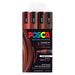POSCA COLORING PEN SHADES OF BROWN PK 4 GIFT PACK  - PC5M4PSHBN
