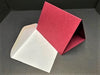 PLAIN 3 PANEL CARDS BURGUNDY TEXTURED CARDS & ENV PKT 50 - PT5 BULK