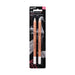 MONT MARTE WHITE CHARCOAL PENCILS LARGE HEX 2PC - MPN0097