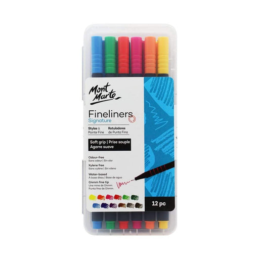 MM STUDIO FINELINERS SOFT GRIP 12 PC - MMPM0002