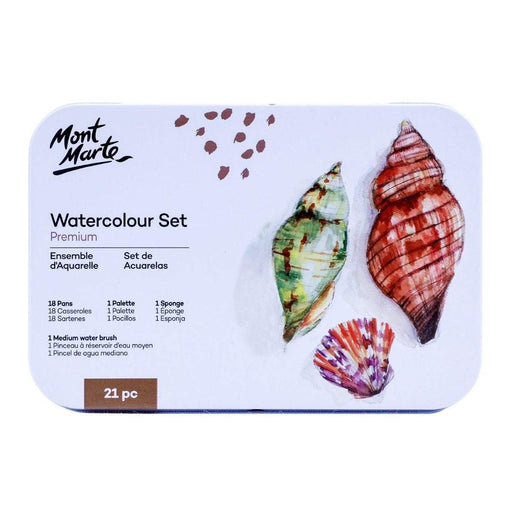 MM WATERCOLOUR SET PREMIUM 21PC - PMHS0066