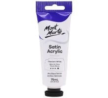 MM SATIN ACRYLIC 75ML PAINT TITANIUM WHITE - PMSA7501