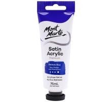 MM SATIN ACRYLIC 75ML PAINT PHTHALO BLUE - PMSA7515