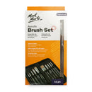 MM Acrylic Handle Brush Set 11pc - Acrylic -BMHS0067