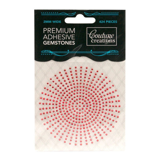 COUTURE CREATIONS 2MM RHINESTONES MARASCHINO - CO724149