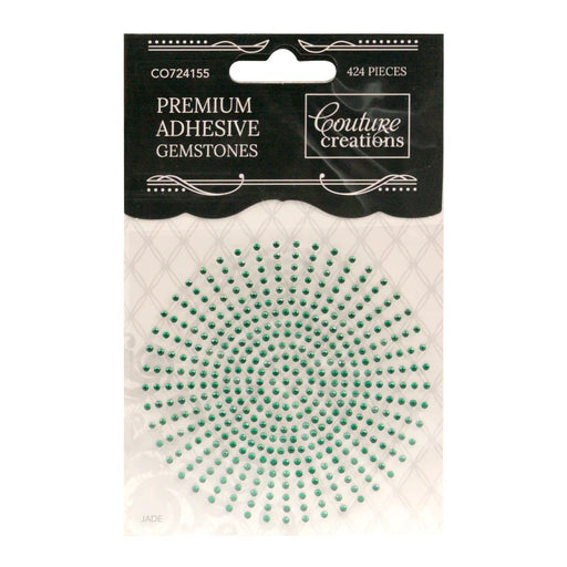 COUTURE CREATIONS 2MM RHINESTONES JADE - CO724155