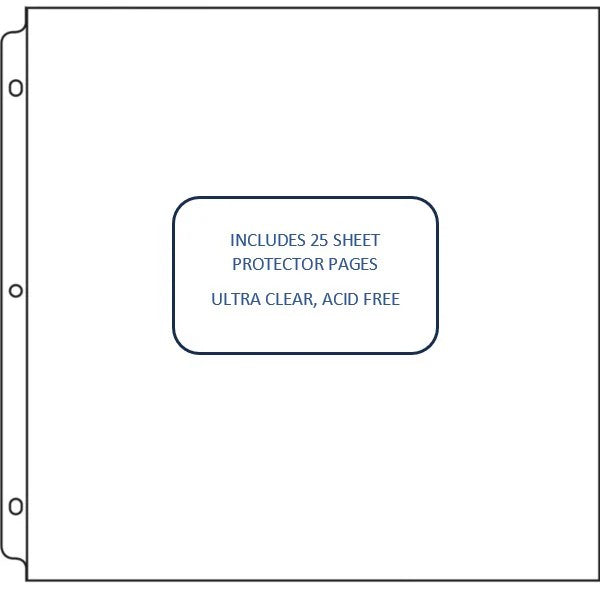 COUTURE CREATIONS 12X12 ALBUM VALUE REFILL (25) NO INSERTS - CO725400
