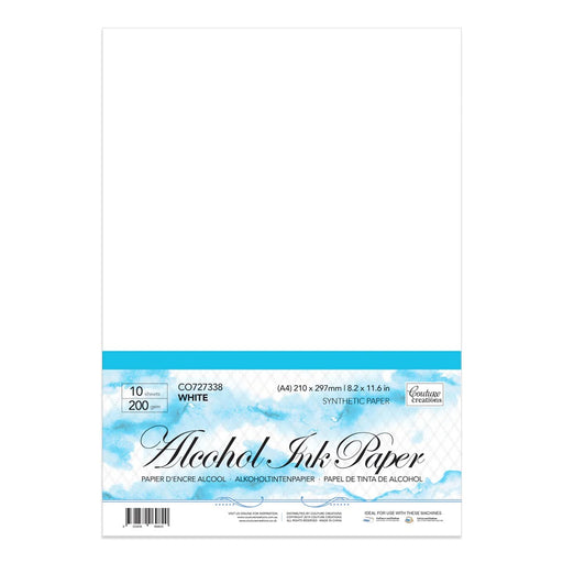 COUTURE CREATIONS ALCHHOL INK PAPER WHITE - CO727338