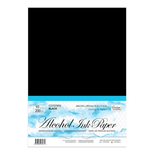 COUTURE CREATIONS ALCHHOL INK PAPER BLACK - CO727892