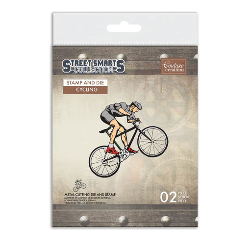 COUTURE CREATIONS STAMP & DIE STREET SMARTS CYCLING - CO728961