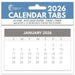 COUTURE CRAETIONS CALENDER TABS 2026 - CO729454