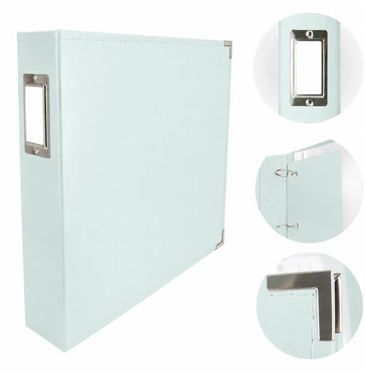 COUTURE CLASSIC SUPERIOR LEATHER D-RING ALBUM  COOL GREY - CO729561