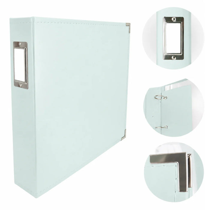 COUTURE CLASSIC SUPERIOR LEATHER D-RING ALBUM  COOL GREY - CO729561