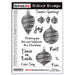 DARKROOM DOOR RUBBER STAMP SET BRUSHED CHRISTMAS VOL2 - DDRS136