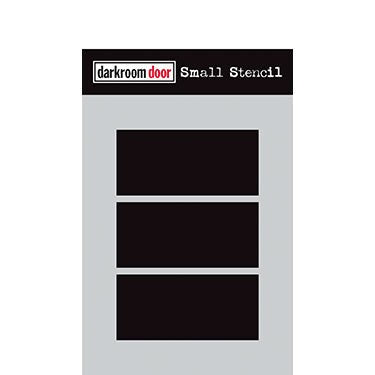 DARKROOM DOOR SMALL STENCIL BOXES 3 UP - DDSS007