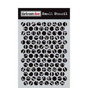 DARKROOM DOOR SMALL STENCIL POLKA DOTS - DDSS011
