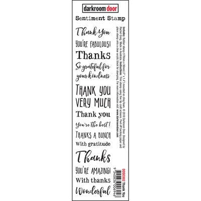 DARKROOM DOOR SENTIMENT STAMP THANK YOU - DDSE002