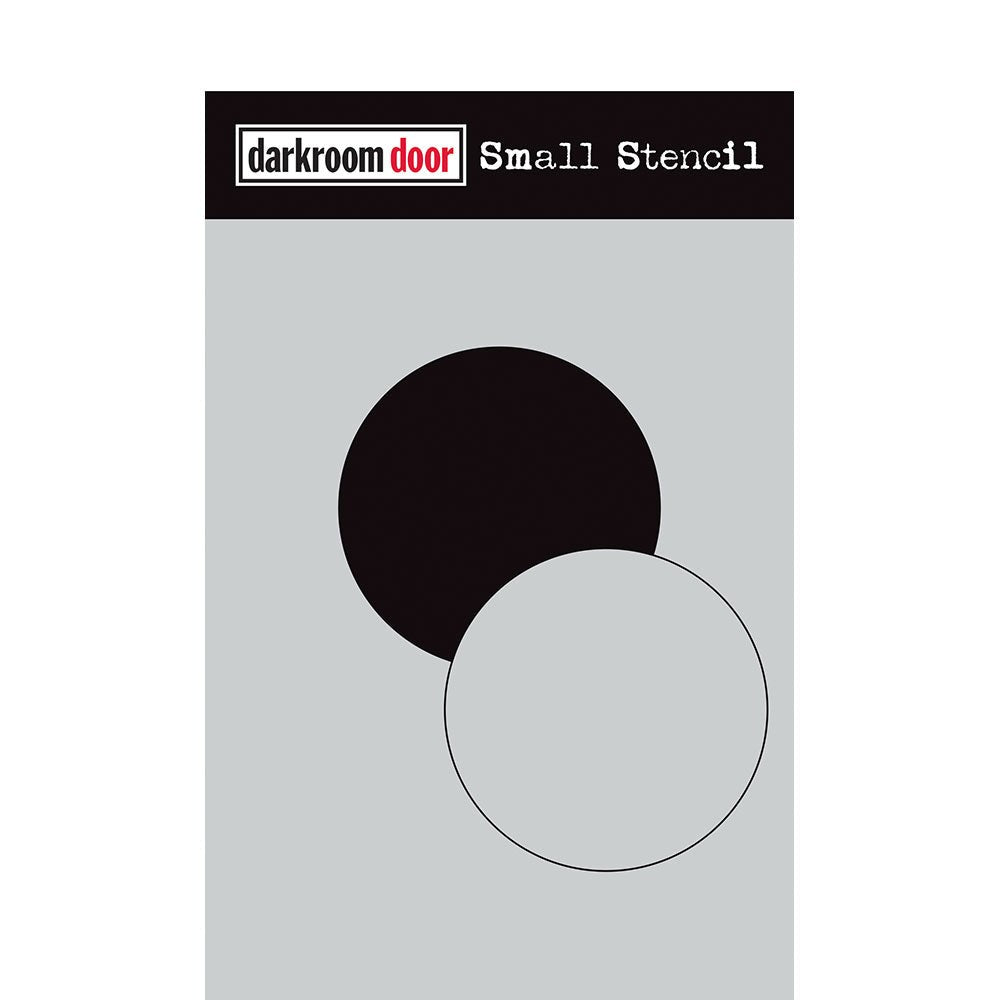 DARKROOM DOOR SMALL STENCIL 4.5X 6 INCH CIRCLE SET - DDSS019