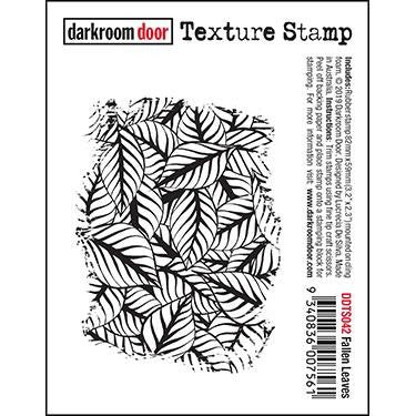DARKROOM DOOR TEXTURE STAMP FALLEN LEAVES - DDTS042