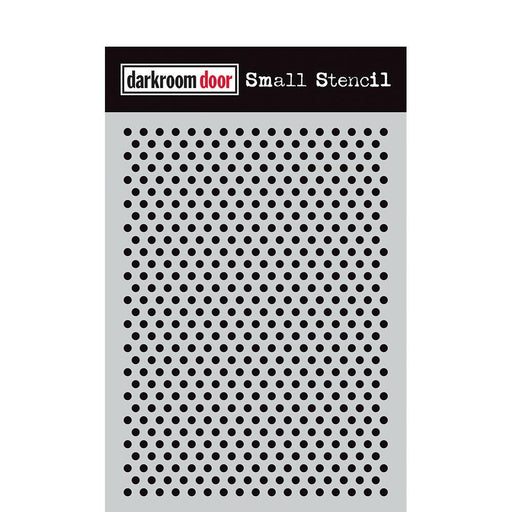 DARKROOM DOOR SMALL STENCIL 4.5X 6 INCH DOTS - DDSS023