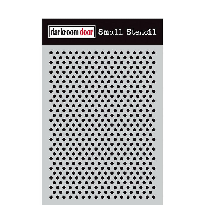 DARKROOM DOOR SMALL STENCIL 4.5X 6 INCH DOTS - DDSS023