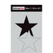 DARKROOM DOOR SMALL STENCIL 4.5X 6 INCH STAR SET - DDSS031