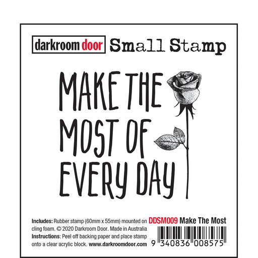 DARKROOM DOOR SMALL STAMP make the most - DDSM009