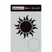 DARKROOM DOOR SMALL STENCIL 4.5X 6 INCH SUN - DDSS039