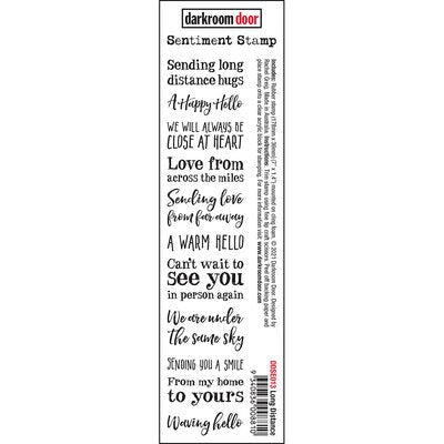 DARKROOM DOOR SENTIMENT STAMP LONG DISTANCE - DDSE013