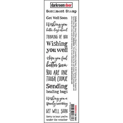 DARKROOM DOOR SENTIMENT STAMP GET WELL - DDSE014