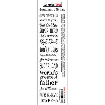 DARKROOM DOOR SENTIMENT STAMP FATHERS DAY - DDSE016