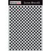 DARKROOM DOOR LARGE STENCIL 9X12 INCH CHECKERED - DDLS020