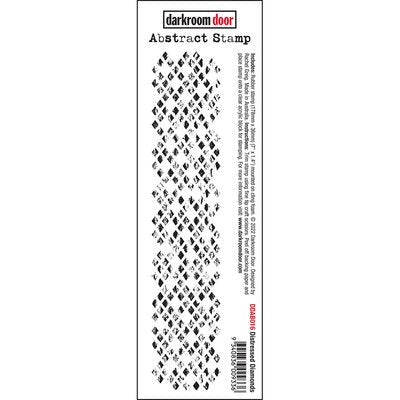 DARKROOM DOOR ABSTRACT STAMP DISTRESSED DIAMONDS - DDAB016