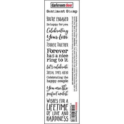 DARKROOM DOOR SENTIMENT STAMP ENGAGEMENT - DDSE020