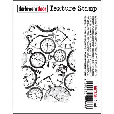DARKROOM DOOR TEXTURE STAMP CLOCKS - DDTS051